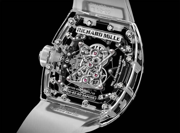 Richard Mille Tourbillon RM 56-02 Saphir Richard Mille Tourbillon RM 56-02 Saphir