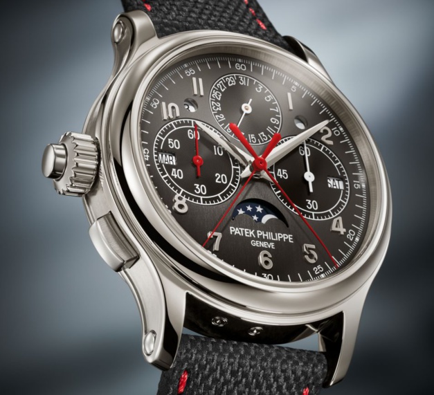 Patek Philippe Chronographe à rattrapante monopoussoir et QP : pour gauchers chanceux Patek Philippe Chronographe à rattrapante monopoussoir et QP : pour gauchers chanceux