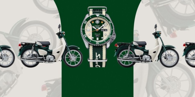 Seiko 5 Sports Honda Super Cub : montre vrombissante Seiko 5 Sports Honda Super Cub : montre vrombissante