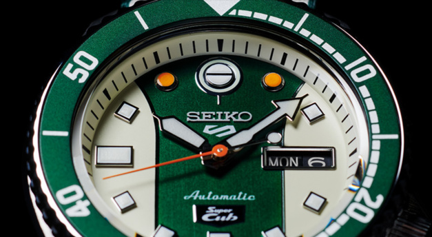 Seiko 5 Sports Honda Super Cub : montre vrombissante Seiko 5 Sports Honda Super Cub : montre vrombissante