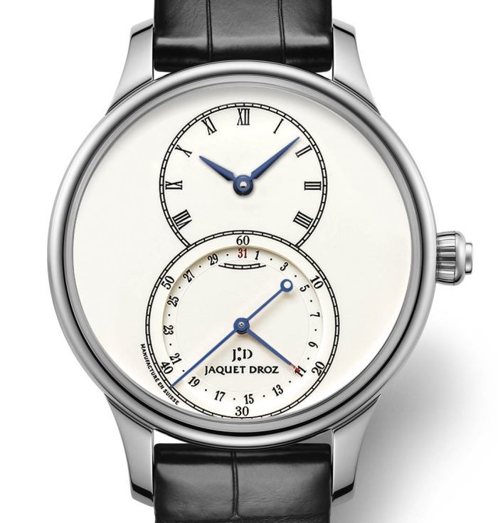 Jaquet Droz Grande Seconde Quantième émail ivoire Jaquet Droz Grande Seconde Quantième émail ivoire