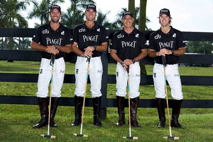 Piaget et sa nouvelle équipe de Polo Ellerstina