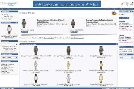 Watchesstore.net : des montres de luxe authentiques vendues sur un site internet suisse