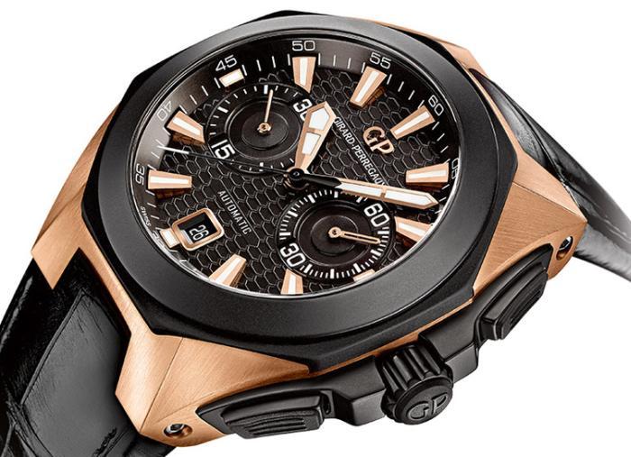 Girard-Perregaux Chrono Hawk or rose