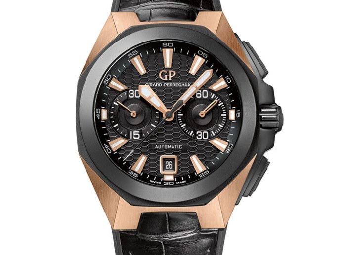 Girard-Perregaux Chrono Hawk or rose