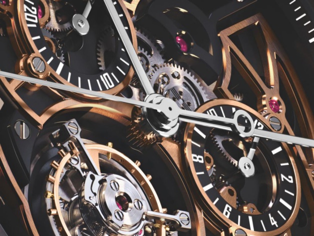 Audemars Piguet Code 11.59 Tourbillon Volant Chronographe automatique : céramique noire et or rose Audemars Piguet Code 11.59 Tourbillon Volant Chronographe automatique : céramique noire et or rose