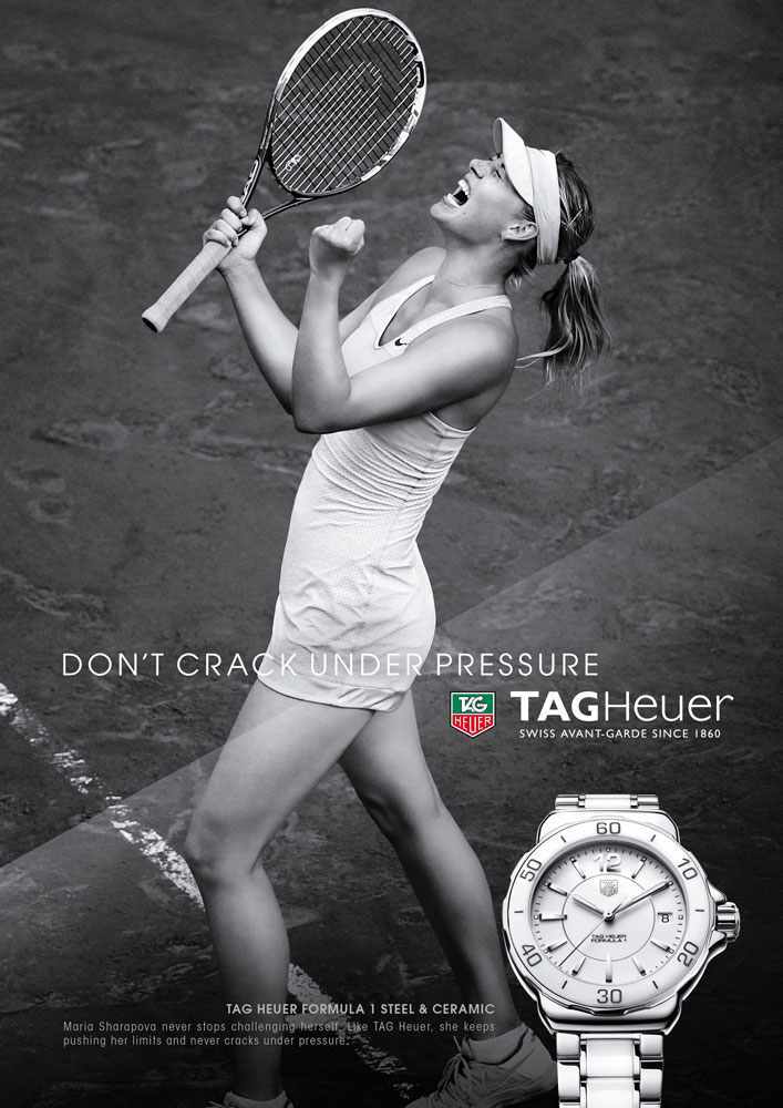 Don’t Crack under pressure, Maria Sharapova Don’t Crack under pressure, Maria Sharapova
