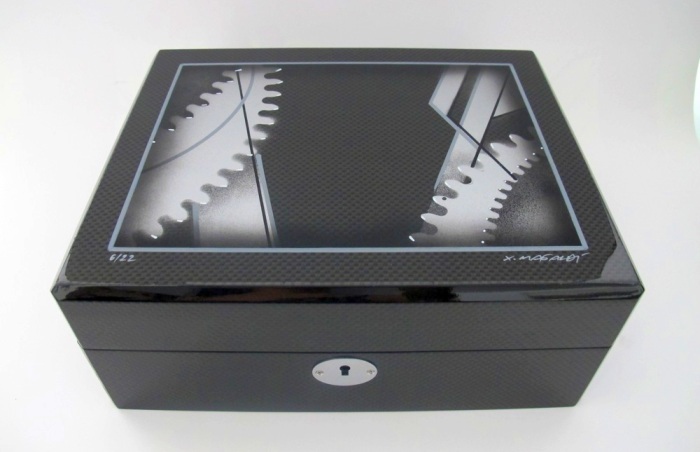 Coffret de montres Kronokeeper peint par Xavier Magaldi Coffret de montres Kronokeeper peint par Xavier Magaldi