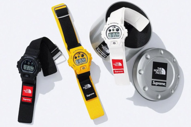 G-Shock : belle collab' avec Supreme et North Face