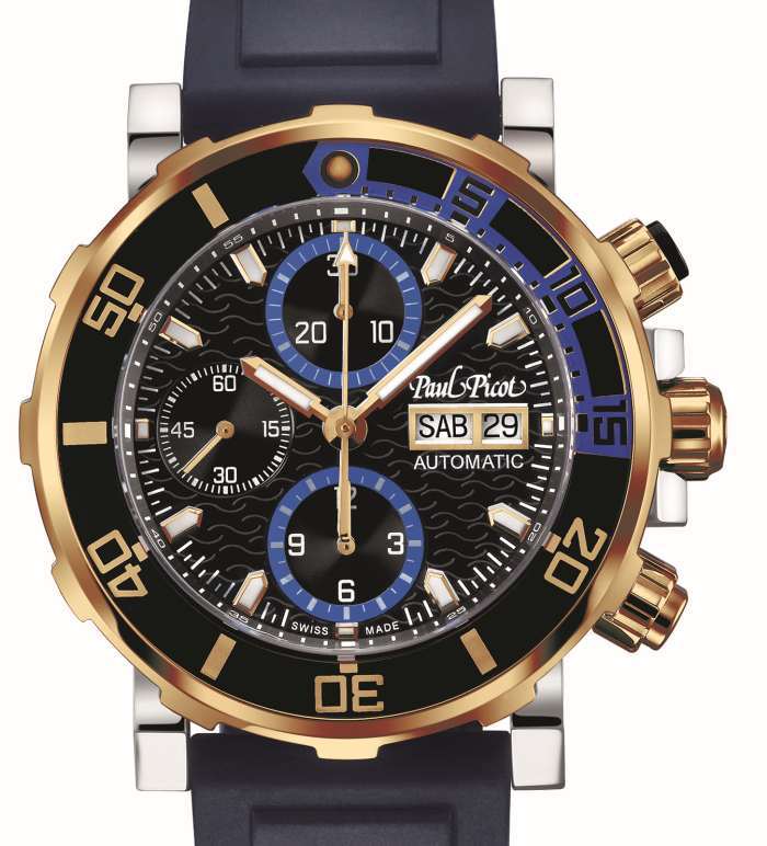 Paul Picot Yachtman 3 or rose et acier Paul Picot Yachtman 3 or rose et acier