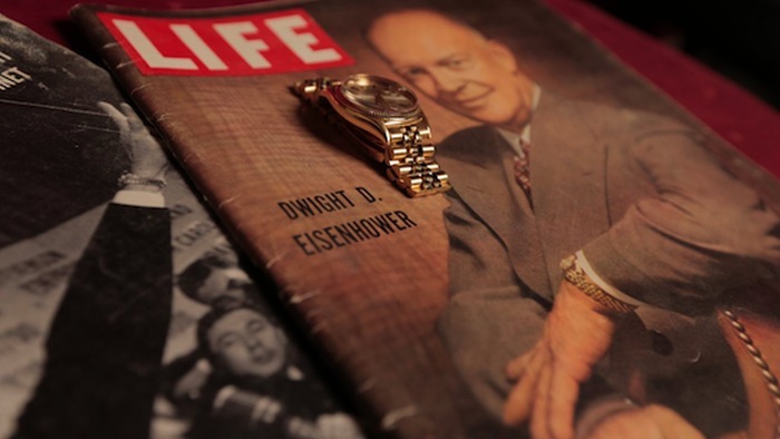 Rolex Datejust en or jaune d’Eisenhower Rolex Datejust en or jaune d’Eisenhower