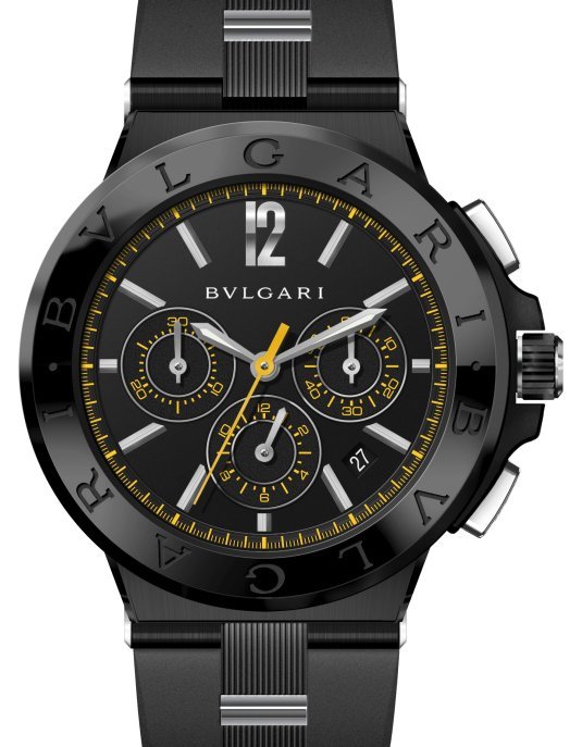 Bvlgari Diagono Ultranero chronographe : quatre nouveautés Bvlgari Diagono Ultranero chronographe : quatre nouveautés