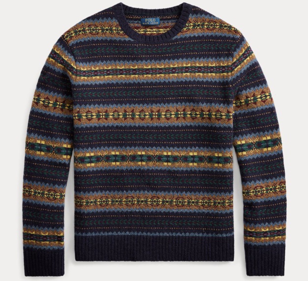 Le pull Fair Isle, un peu de fantaisie colorée dans la grisaille de l'hiver