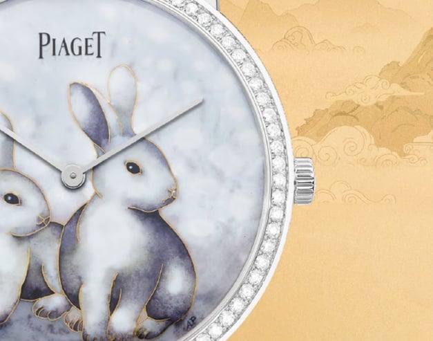 Piaget : une Altiplano en émail cloisonné grand feu pour l'année du lapin Piaget : une Altiplano en émail cloisonné grand feu pour l'année du lapin
