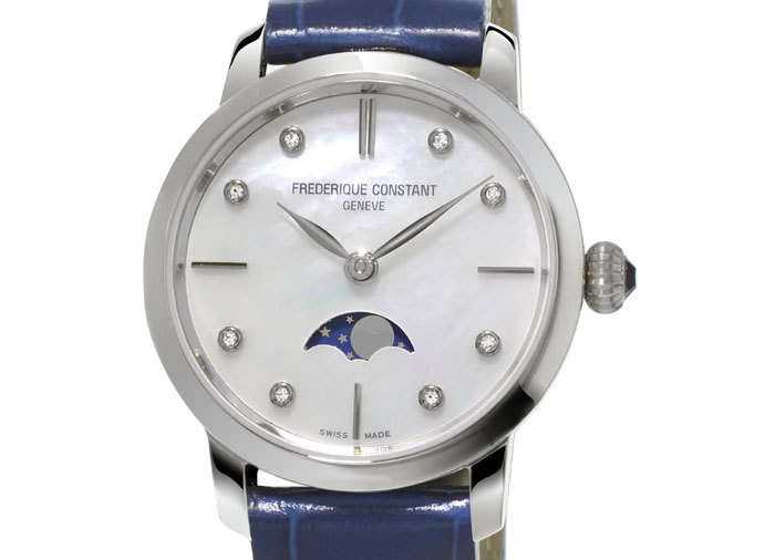 Frédérique Constant Slimline Moonphase Ladies : j’ai demandé à la Lune…