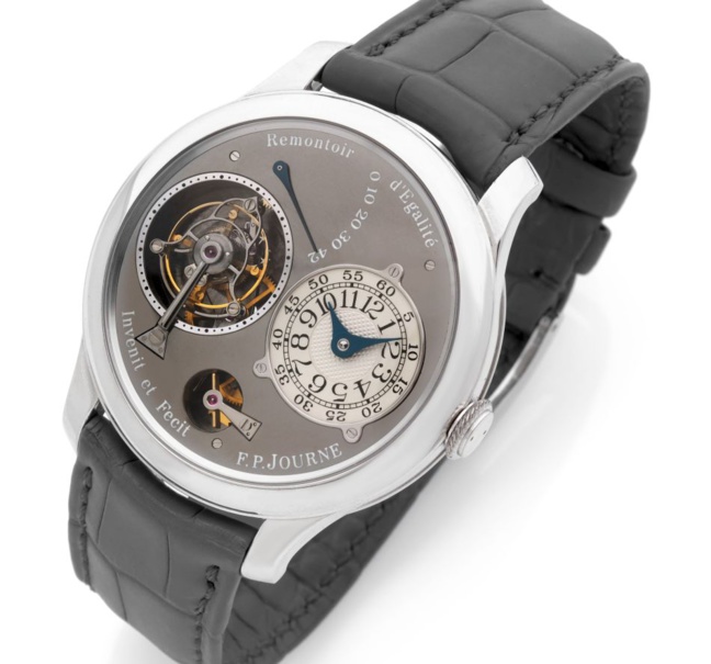 Artcurial : mise en vente d'un rare Tourbillon Souverain F.P.Journe le 16 janvier à Monaco