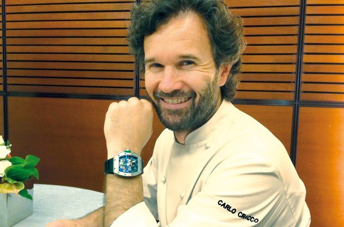 Carlo Cracco et sa Richard Mille Carlo Cracco et sa Richard Mille