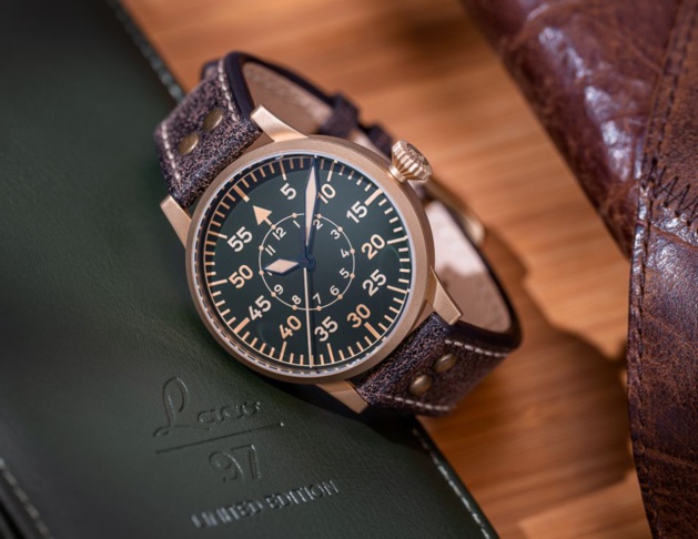 Laco : montre de pilote, une belle édition limitée en bronze à 97 exemplaires Laco : montre de pilote, une belle édition limitée en bronze à 97 exemplaires