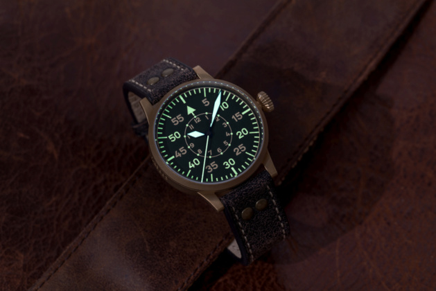 Laco : montre de pilote, une belle édition limitée en bronze à 97 exemplaires Laco : montre de pilote, une belle édition limitée en bronze à 97 exemplaires