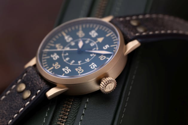 Laco : montre de pilote, une belle édition limitée en bronze à 97 exemplaires Laco : montre de pilote, une belle édition limitée en bronze à 97 exemplaires