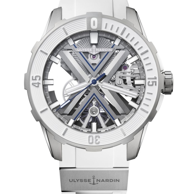 Ulysse Nardin Diver X Skeleton White : entre au catalogue de la marque Ulysse Nardin Diver X Skeleton White : entre au catalogue de la marque