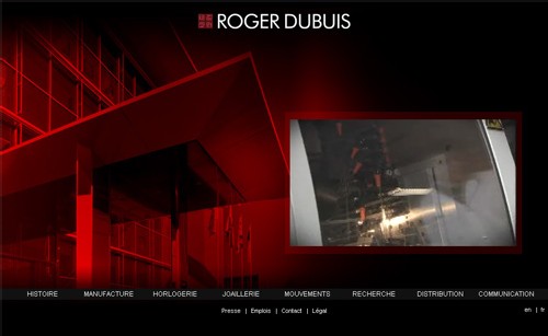 Roger Dubuis : lancement de son nouveau site Internet