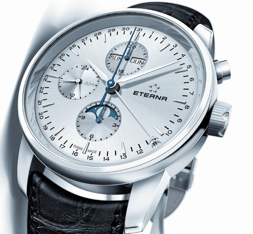 Eterna chronographe « Soleure à phases de lune » Eterna chronographe « Soleure à phases de lune »