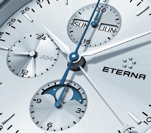 Eterna chronographe « Soleure à phases de lune » Eterna chronographe « Soleure à phases de lune »