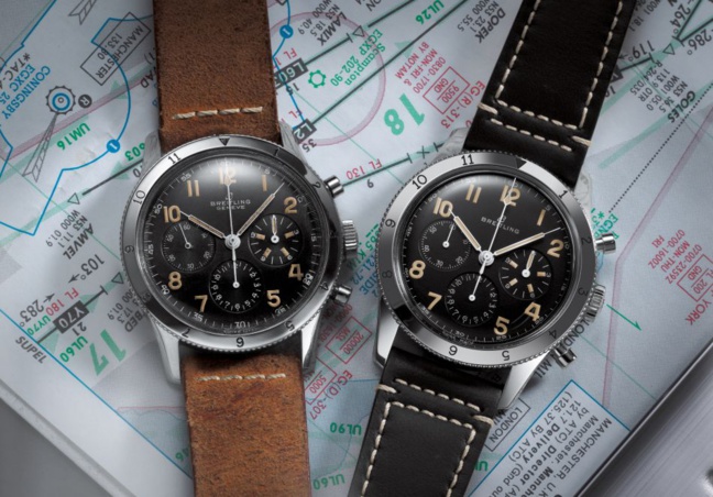 Le chronographe Breitling réf. 765 AVI "Raquel Welch" Le chronographe Breitling réf. 765 AVI "Raquel Welch"