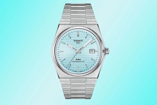La discrète Tissot PRX Powermatic 80 "bleu glacier" La discrète Tissot PRX Powermatic 80 "bleu glacier"