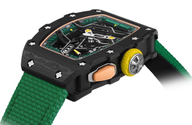 Richard Mille RM 07-04 Automatique Sport : 36 grammes colorés au poignet Richard Mille RM 07-04 Automatique Sport : 36 grammes colorés au poignet