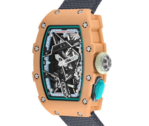 Richard Mille RM 07-04 Automatique Sport : 36 grammes colorés au poignet Richard Mille RM 07-04 Automatique Sport : 36 grammes colorés au poignet