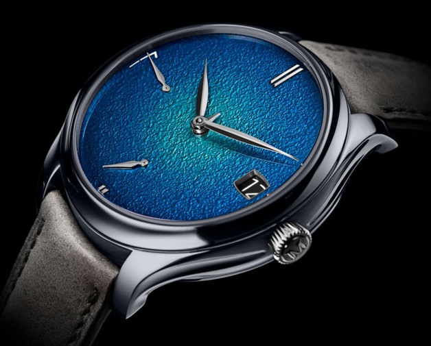 Moser Perpetual Calendar Tantalum Blue Enamel Moser Perpetual Calendar Tantalum Blue Enamel