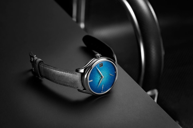 Moser Perpetual Calendar Tantalum Blue Enamel Moser Perpetual Calendar Tantalum Blue Enamel