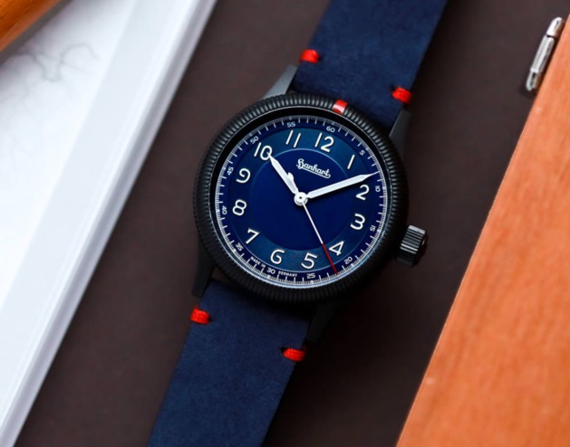 Hanhart Pioneer Flieger One NightBlue Hanhart Pioneer Flieger One NightBlue