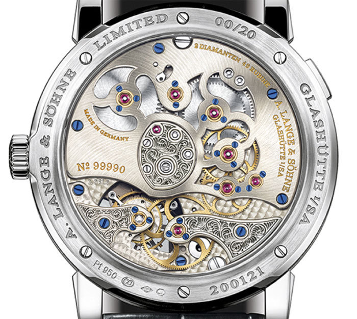 Lange 1 Tourbillon Handwerkskunst : vingt ans ; vingt exemplaires