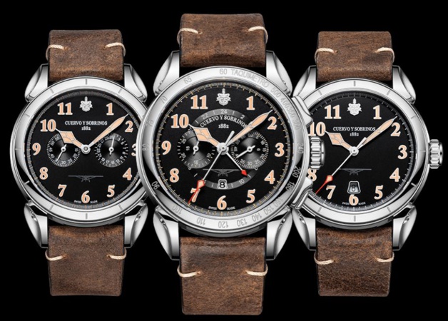 Cuervo y Sobrinos : un trio de montres en hommage à l'aviateur mexicain Emilio Carranza Cuervo y Sobrinos : un trio de montres en hommage à l'aviateur mexicain Emilio Carranza