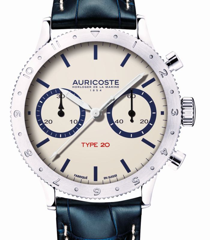 Auricoste Chronographe Flyback Type "20" Auricoste Chronographe Flyback Type "20"