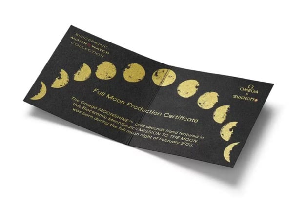 Swatch Mission to Moonshine Gold : vendue un jour de pleine Lune uniquement Swatch Mission to Moonshine Gold : vendue un jour de pleine Lune uniquement
