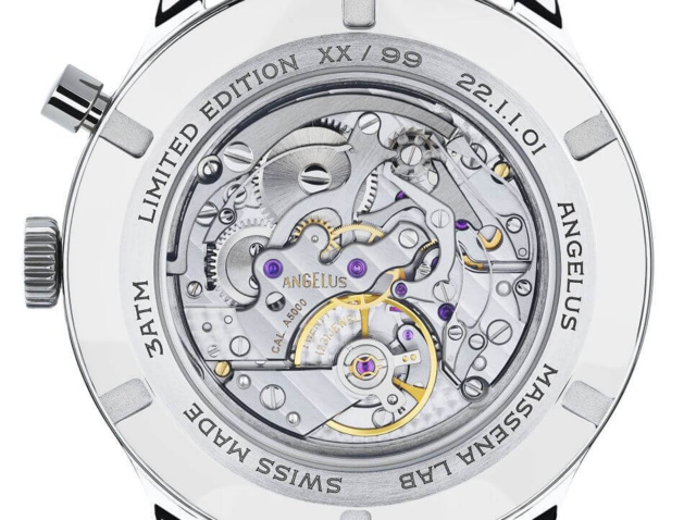 Angelus Chronographe Médical x Massena Lab : chrono de coeur Angelus Chronographe Médical x Massena Lab : chrono de coeur