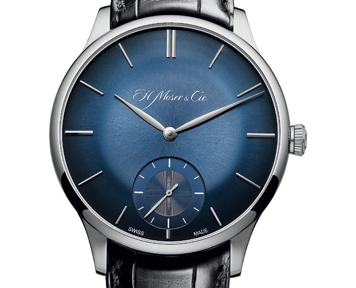 Moser Venturer Small Seconds : coup de bleu pour l'édition Bucherer