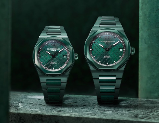 Girard-Perregaux Laureato Green Ceramic Aston Martin