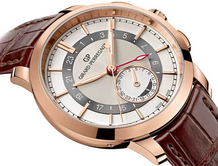 Girard-Perregaux 1966 Dual Time or rose