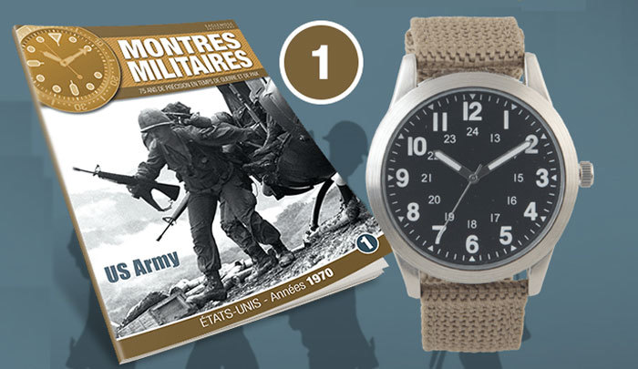 Montres Militaires : tous les 15 jours chez votre marchand de journaux