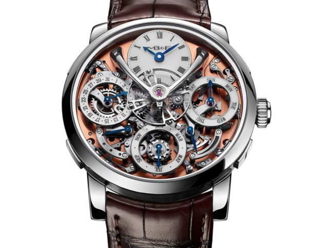 MB&F : la LM Perpetual se fait acier avec cadran saumon MB&F : la LM Perpetual se fait acier avec cadran saumon