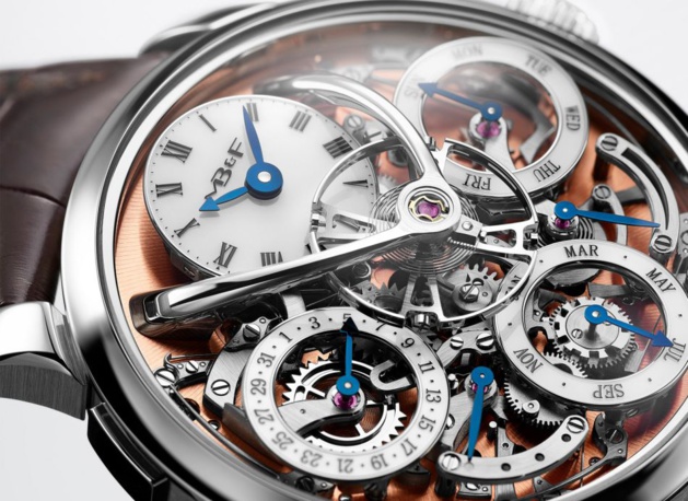 MB&F : la LM Perpetual se fait acier avec cadran saumon MB&F : la LM Perpetual se fait acier avec cadran saumon