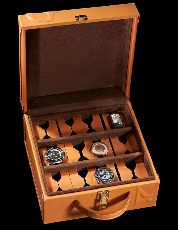 Coffre de rangement 12 montres, Maison Ephtée Coffre de rangement 12 montres, Maison Ephtée