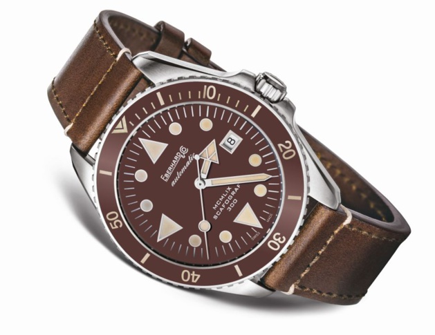 Eberhard Scafograf 300 MCMLIX : cadran marron pour 2023 Eberhard Scafograf 300 MCMLIX : cadran marron pour 2023