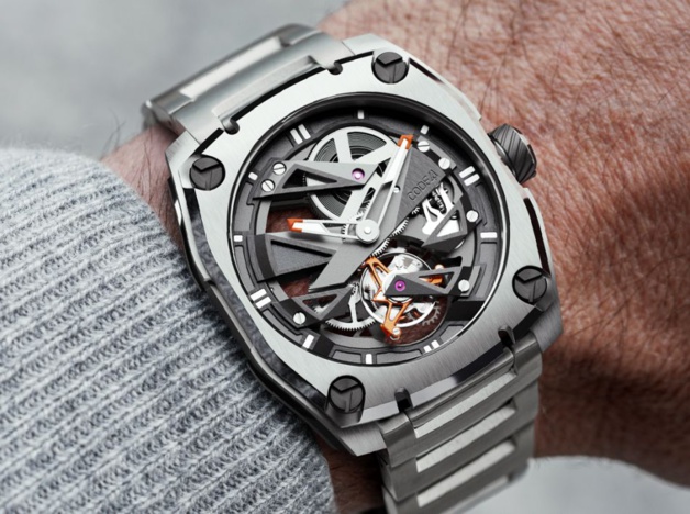 CODE41 : T360, un tourbillon d'avant-garde "swiss made" à moins de 11.000 euros. CODE41 : T360, un tourbillon d'avant-garde "swiss made" à moins de 11.000 euros.