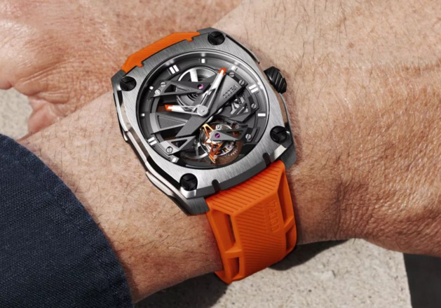 CODE41 : T360, un tourbillon d'avant-garde "swiss made" à moins de 11.000 euros. CODE41 : T360, un tourbillon d'avant-garde "swiss made" à moins de 11.000 euros.